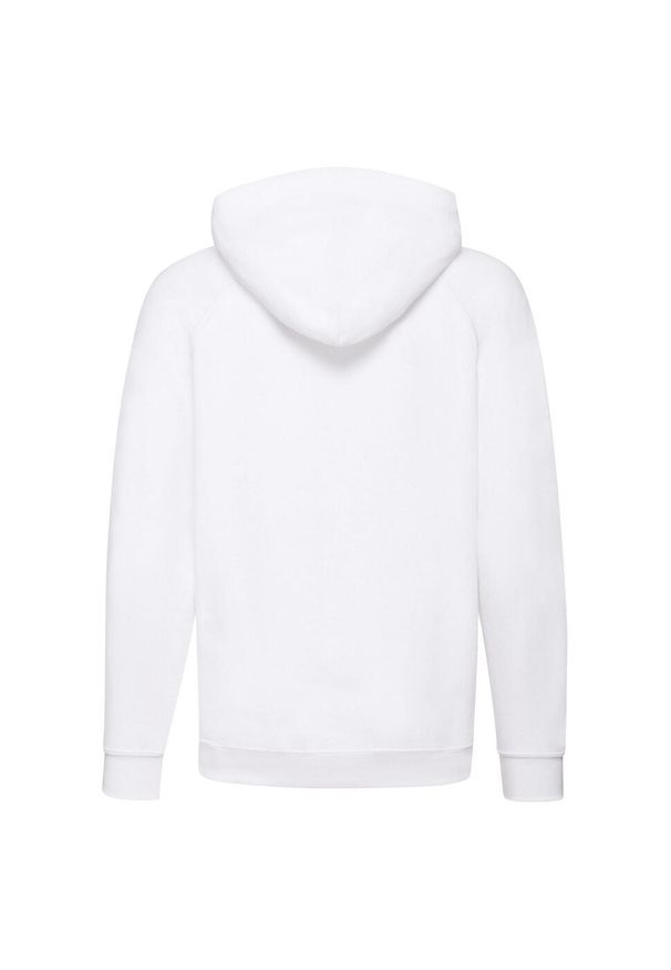 FRUIT OF THE LOOM - Lekka Bluza Z Kapturem Dla Dzieci. Typ kołnierza: kaptur. Kolor: biały