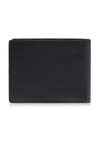 Ochnik - Skórzany portfel męski z tłoczeniem. Kolor: czarny. Materiał: skóra #5
