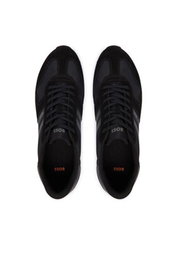BOSS Sneakersy Levon 50562619 Czarny. Kolor: czarny. Materiał: materiał