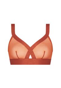 DKNY Biustonosz bezfiszbinowy DK4084 Brązowy. Kolor: brązowy. Materiał: syntetyk #3