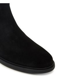 TOMMY HILFIGER - Tommy Hilfiger Sztyblety Flag Boot FW0FW08780 Czarny. Kolor: czarny. Materiał: zamsz, skóra #3