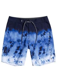 Spodenki kąpielowe dla dzieci Quiksilver niebieskie tie dye. Kolor: niebieski. Materiał: poliester