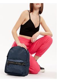 Tommy Jeans Plecak Tjw Essential Backpack AW0AW14952 Granatowy. Kolor: niebieski. Materiał: materiał #5