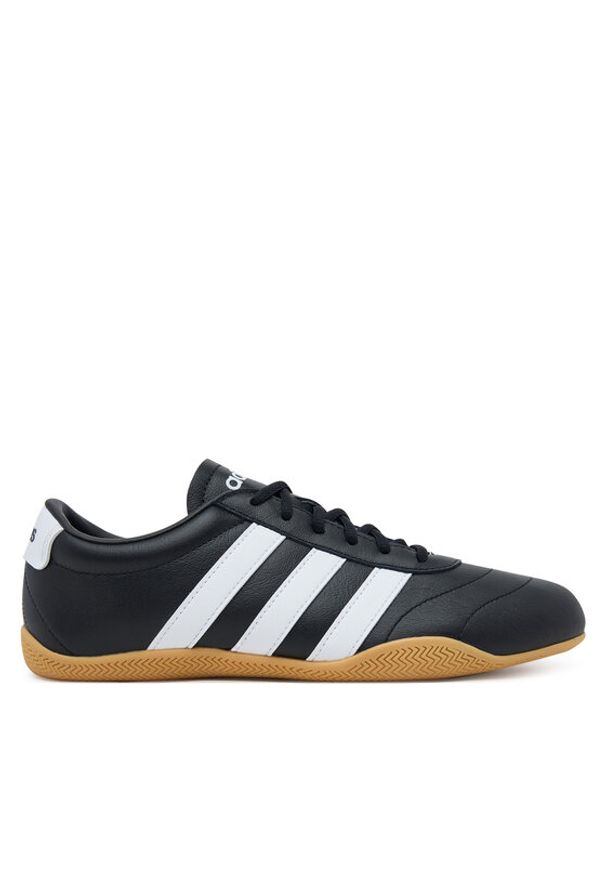 Adidas - adidas Sneakersy Grand Court Lo JQ9684 Czarny. Kolor: czarny. Materiał: skóra