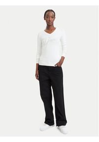 Guess Sweter W6YR29 Z0977 Kremowy Regular Fit. Kolor: kremowy. Materiał: wiskoza #4