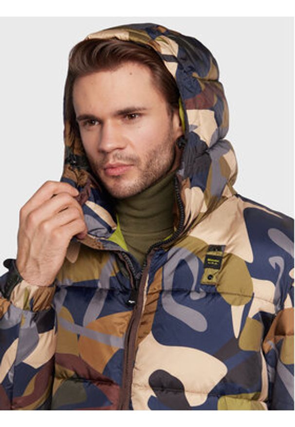 Blauer Kurtka zimowa BLUC02304 006395 Khaki Regular Fit. Kolor: brązowy. Materiał: syntetyk. Sezon: zima