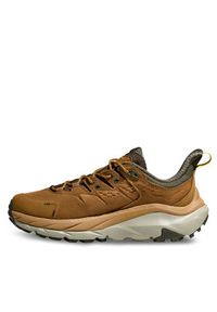 HOKA - Hoka Trekkingi Kaha 2 Low GTX GORE-TEX 1123190 Brązowy. Kolor: brązowy. Materiał: skóra, nubuk. Technologia: Gore-Tex. Sport: turystyka piesza #2