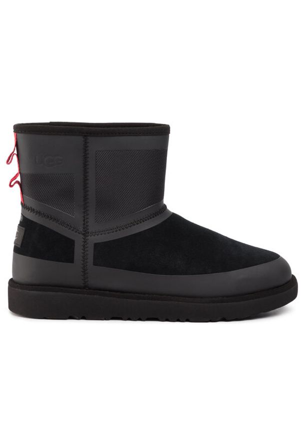 Ugg Śniegowce M Classic Mini Urban Tech Wp 1103877 Czarny. Kolor: czarny. Materiał: zamsz, skóra