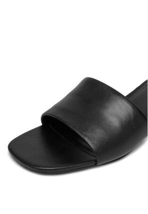 Gino Rossi - GINO ROSSI Klapki C-V2399L-1-1 Czarny. Kolor: czarny. Materiał: skóra