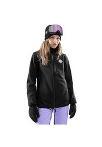 SIROKO - Kurtka snowboardowa damska W2-W McKinley. Kolor: czarny. Materiał: softshell, materiał. Sezon: zima. Sport: snowboard #1