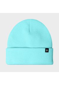 SIROKO - Czapka zimowa beanie męska Snowflake. Kolor: niebieski. Materiał: akryl, tkanina. Sezon: zima. Styl: sportowy #2