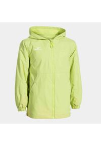 Kurtka ocieplana dziecięca Joma New Metaverse anorak, zielona, XS. Kolor: zielony. Materiał: polar. Sport: bieganie