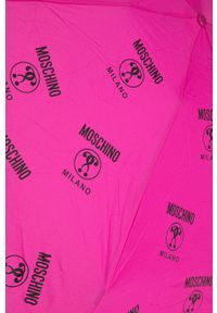 MOSCHINO - Moschino - Parasol. Kolor: różowy. Materiał: materiał #2