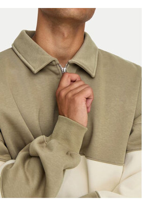 Only & Sons Bluza Byorn 22031400 Beżowy Oversize. Kolor: beżowy. Materiał: bawełna