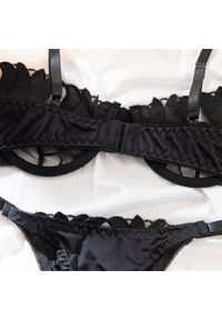 Intica - Komplet bielizny haftowanej elegancki design wysokiej jakości materiały Nedelea. Kolor: czarny. Materiał: materiał. Wzór: haft #3