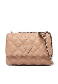Guess Torebka Giully II Mini HWQG96 73740 Beżowy. Kolor: beżowy. Materiał: skórzane #4