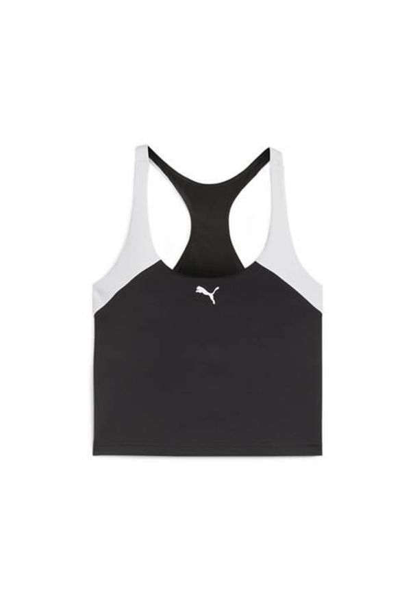 Koszulka sportowa damska Puma 52482901. Kolor: wielokolorowy. Materiał: poliester. Długość rękawa: bez rękawów. Styl: sportowy