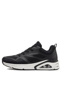 skechers - Skechers Sneakersy Tres-Air Uno-Revolution-Airy 183070/BLK Czarny. Kolor: czarny. Materiał: materiał #3