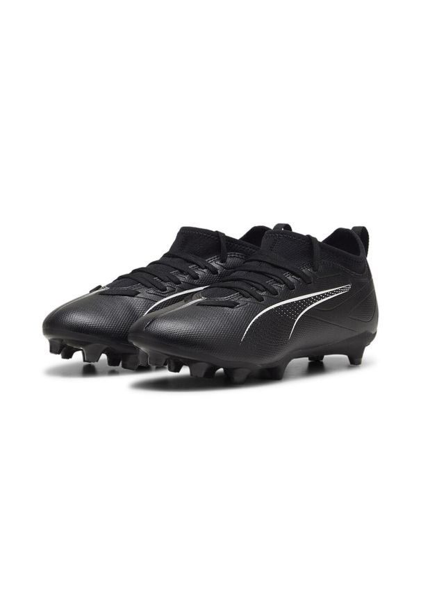 Puma - Młodzieżowe buty piłkarskie ULTRA 5 MATCH FG/AG PUMA Black White. Kolor: biały, wielokolorowy, czarny. Sport: piłka nożna