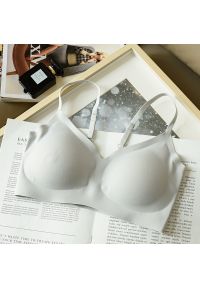 Intica - Biustonosz piankowy bez fiszbin z regulowanymi ramiączkami Anastassiya. Kolor: szary. Materiał: materiał