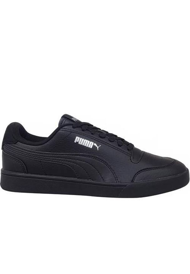 Buty do chodzenia damskie Puma Shuffle JR. Zapięcie: sznurówki. Kolor: czarny. Materiał: materiał, syntetyk. Szerokość cholewki: normalna. Sport: turystyka piesza