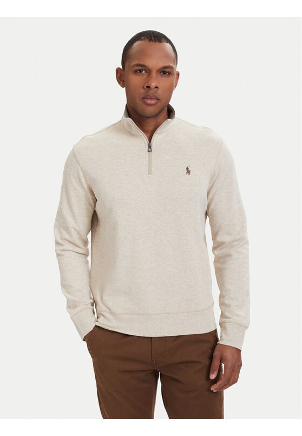 Polo Ralph Lauren Bluza 710812963017 Beżowy jasny Regular Fit. Typ kołnierza: polo. Kolor: beżowy. Materiał: bawełna