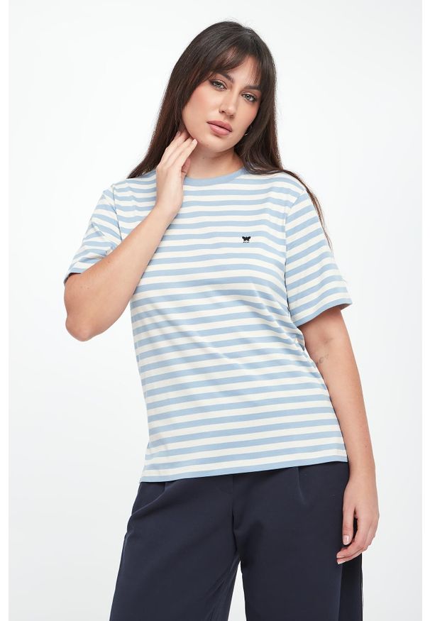 Weekend Max Mara - T-shirt damski w paski Venaco WEEKEND MAX MARA. Wzór: paski