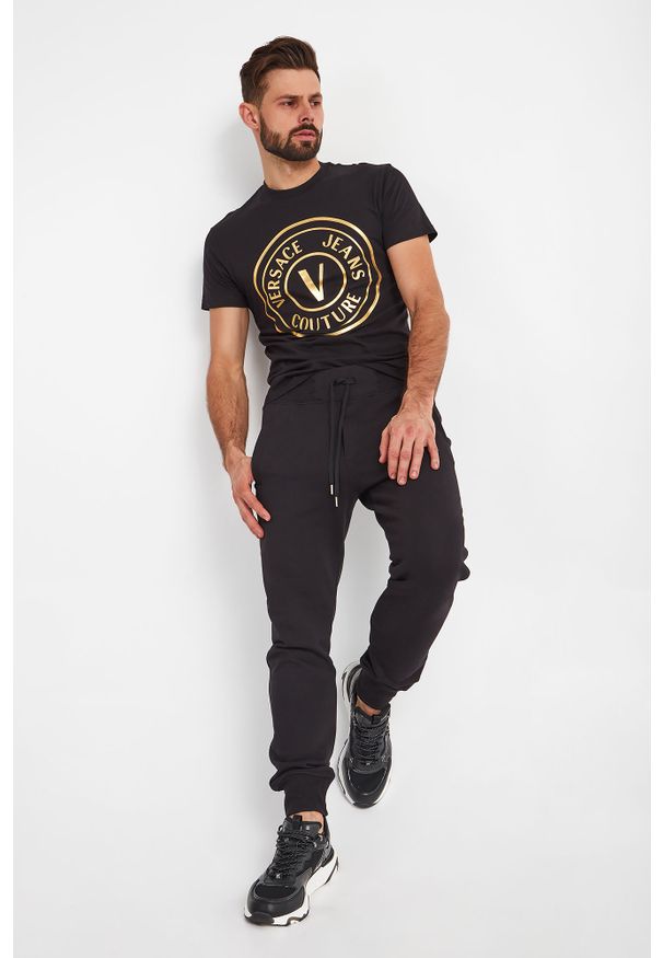 Versace Jeans Couture - T-SHIRT VERSACE JEANS COUTURE. Materiał: bawełna. Wzór: nadruk