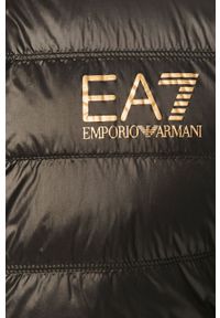 EA7 Emporio Armani kurtka puchowa kolor czarny przejściowa. Okazja: na co dzień. Kolor: czarny. Materiał: puch. Styl: casual #4