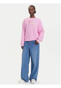 Tommy Jeans Bluza Gradient Flag DW0DW21396 Różowy Relaxed Fit. Kolor: różowy. Materiał: bawełna. Wzór: gradientowy #5