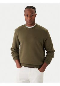 Tommy Jeans Bluza DM0DM20741 Zielony Regular Fit. Kolor: zielony. Materiał: bawełna #1