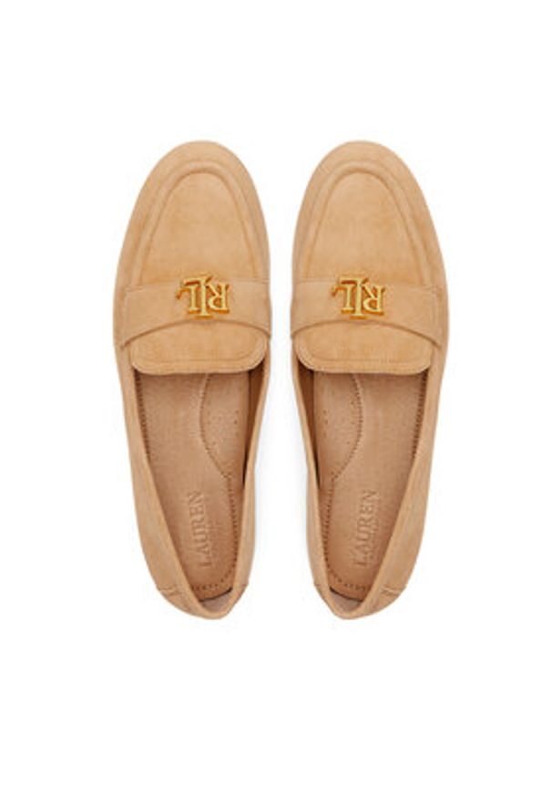 Lauren Ralph Lauren - LAUREN RALPH LAUREN Lordsy 802946809007 Brązowy. Kolor: brązowy. Materiał: zamsz, skóra