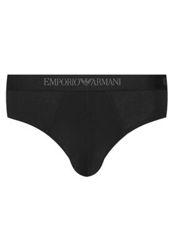 Emporio Armani Underwear Komplet slipów EM000256 AF10800 MC200 Czarny. Kolor: czarny. Materiał: bawełna