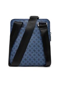 Guess Saszetka Micro Peony Eco Mini-Bags HMMIPE P4123 Granatowy. Kolor: niebieski. Materiał: skóra