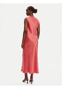 Pinko - PINKO Sukienka koktajlowa Amico 105011 A2BU Koralowy Regular Fit. Kolor: pomarańczowy. Materiał: syntetyk. Styl: wizytowy #5