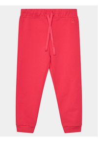United Colors of Benetton - United Colors Of Benetton Spodnie dresowe 3J70GF01N Różowy Regular Fit. Kolor: różowy. Materiał: bawełna #1