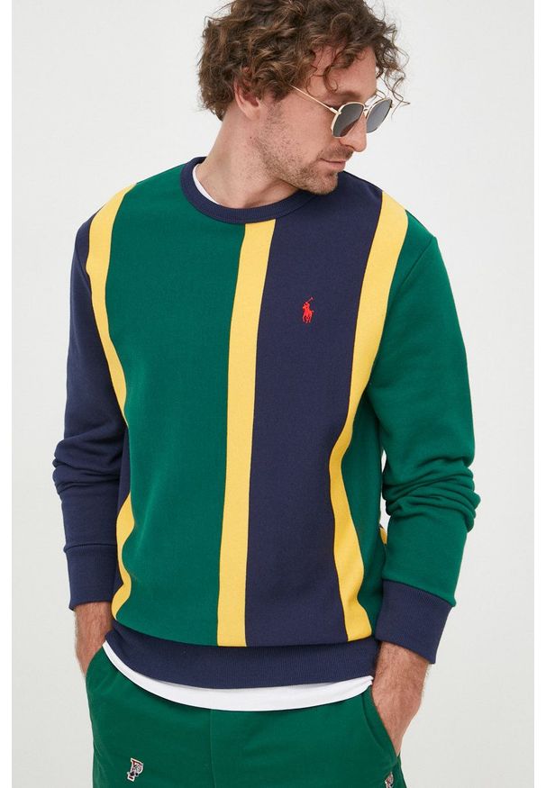 Polo Ralph Lauren bluza męski. Typ kołnierza: polo. Materiał: dzianina