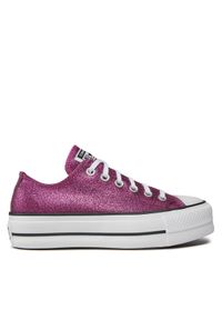 Converse Trampki Chuck Taylor All Star Lift A05438C Fioletowy. Kolor: fioletowy