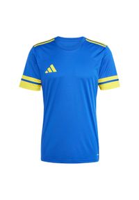 Adidas - Koszulka męska adidas Squadra 25. Kolor: żółty, niebieski, wielokolorowy. Sport: piłka nożna #1