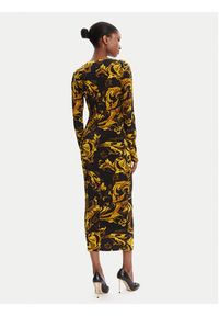 Versace Jeans Couture Sukienka codzienna 79HAO920 JS500 Czarny Slim Fit. Okazja: na co dzień. Kolor: czarny. Materiał: wiskoza. Typ sukienki: proste. Styl: casual
