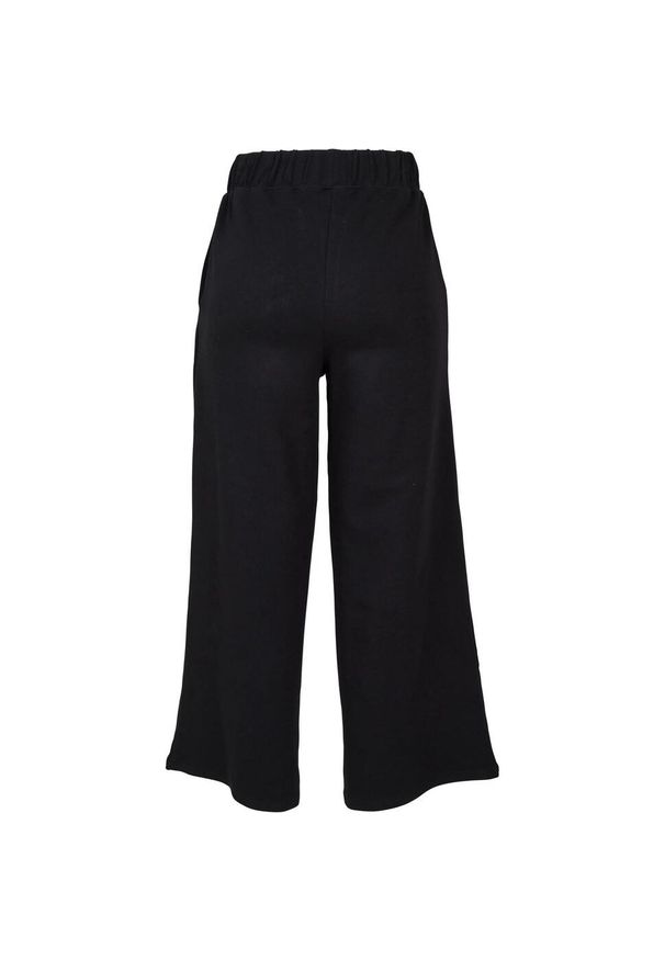 Urban Classics - Spodnie Damskie Gładkie. Kolor: czarny. Długość: długie. Wzór: gładki