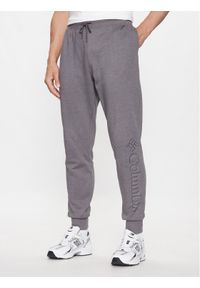 columbia - Columbia Spodnie dresowe M CSC Logo™ Fleece Jogger II Szary Regular Fit. Kolor: szary. Materiał: bawełna