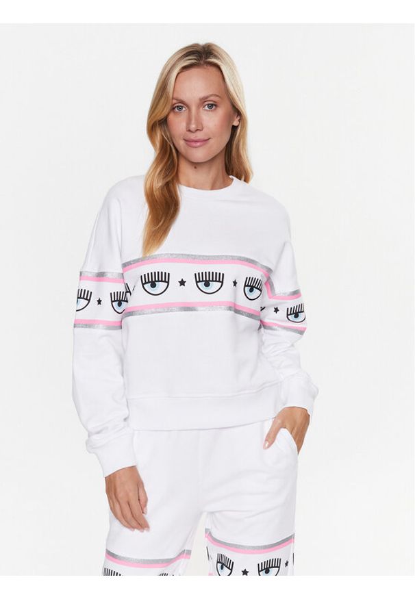 Bluza Chiara Ferragni. Kolor: biały