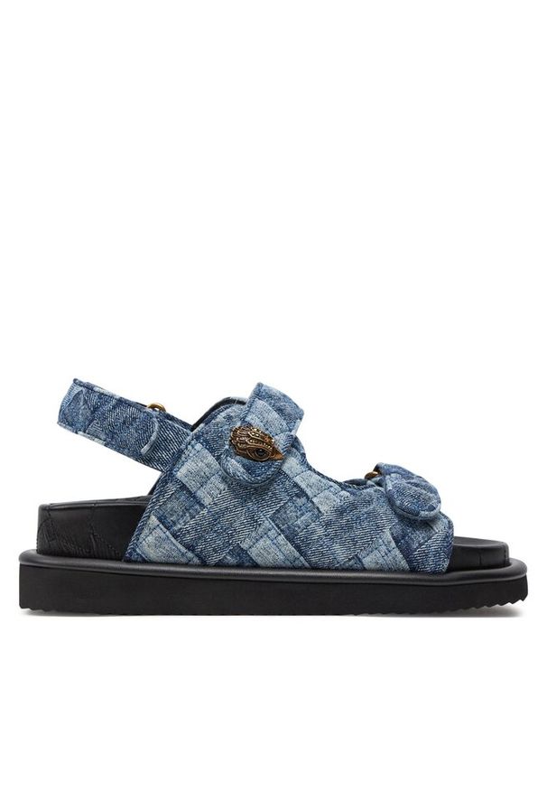 Sandały Kurt Geiger. Kolor: niebieski. Materiał: denim