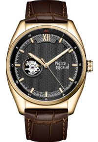 Zegarek Pierre Ricaud Zegarek męski Pierre Ricaud P60052.1266A brązowy. Kolor: brązowy #1