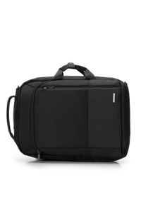 Wittchen - Męski plecak 2 w 1 na laptopa 15,6” czarny. Kolor: czarny. Materiał: poliester #8