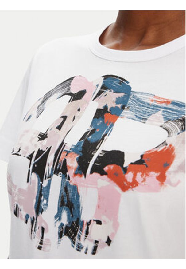 Munthe T-Shirt Prato 252110425260 Biały Regular Fit. Kolor: biały. Materiał: bawełna