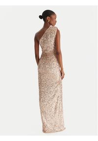 ACCESS FASHION Sukienka wieczorowa 54-3354-612 Brązowy Slim Fit. Kolor: brązowy. Materiał: syntetyk. Styl: wizytowy #3