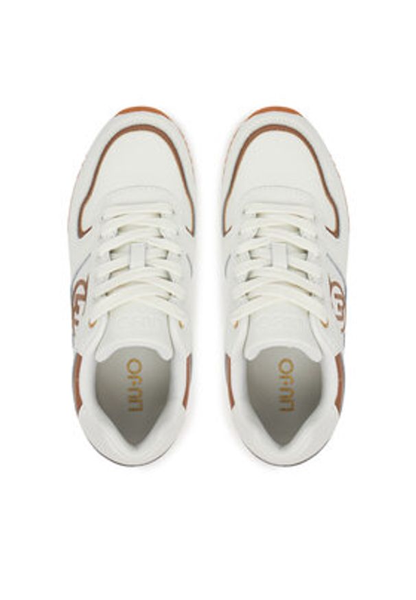 Liu Jo Sneakersy Rosy 905 4A5713 PX474 Biały. Kolor: biały. Materiał: skóra