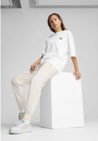Puma - Damskie spodnie dresowe ESS ELEVATED PUMA No Dye Color Mix. Materiał: dresówka